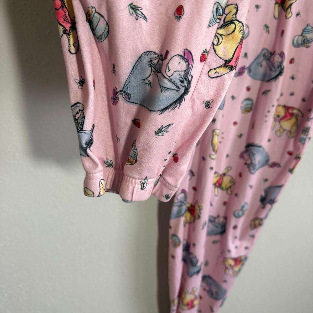 Disney Pink Winnie the Pooh Bear Lounge Sleep Jogger Pants Womens 3X Casual - Picture 3 of 5